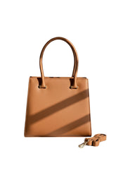 Elegance Shoulder Tote Bag - Brown